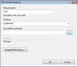 The Edit Module Mapping dialog box.